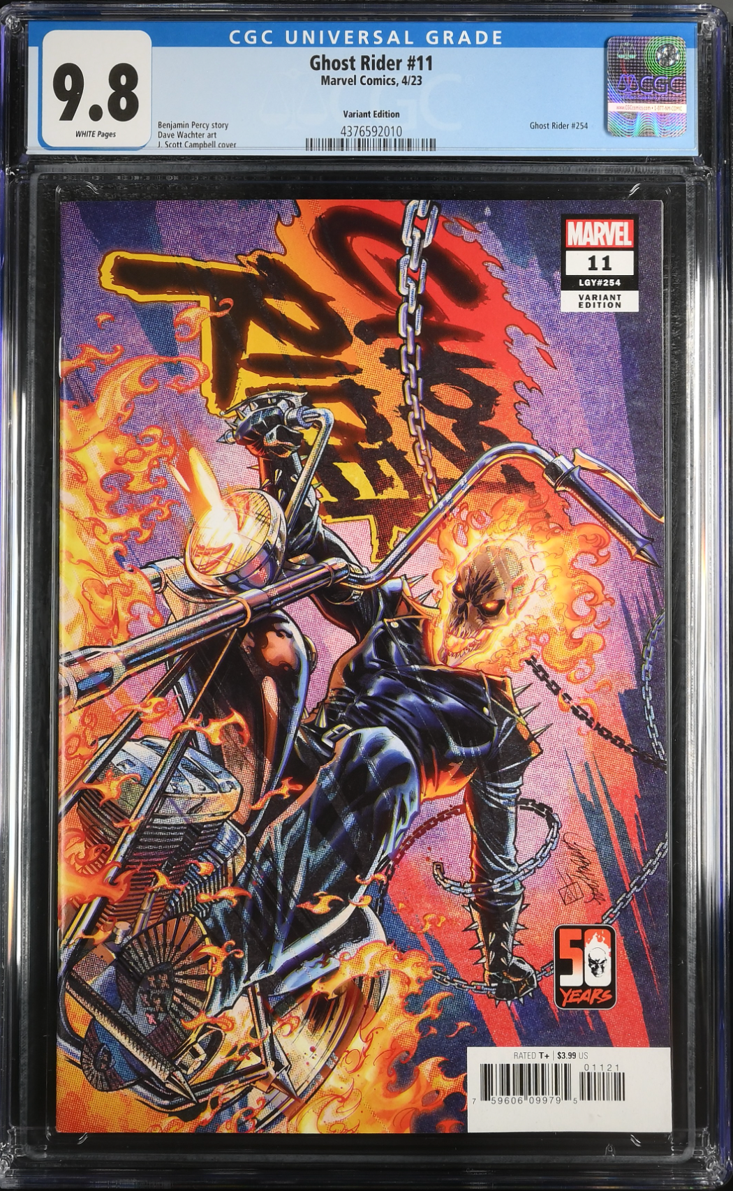 Ghost Rider #11 J. Scott Campbell Variant CGC 9.8