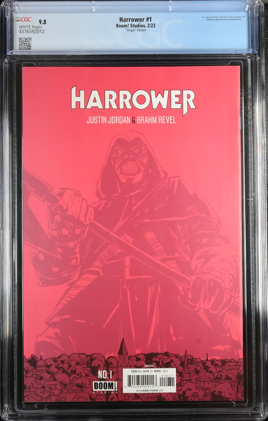 Harrower #1 Revel 1:10 Virgin Retailer Incentive Variant CGC 9.8