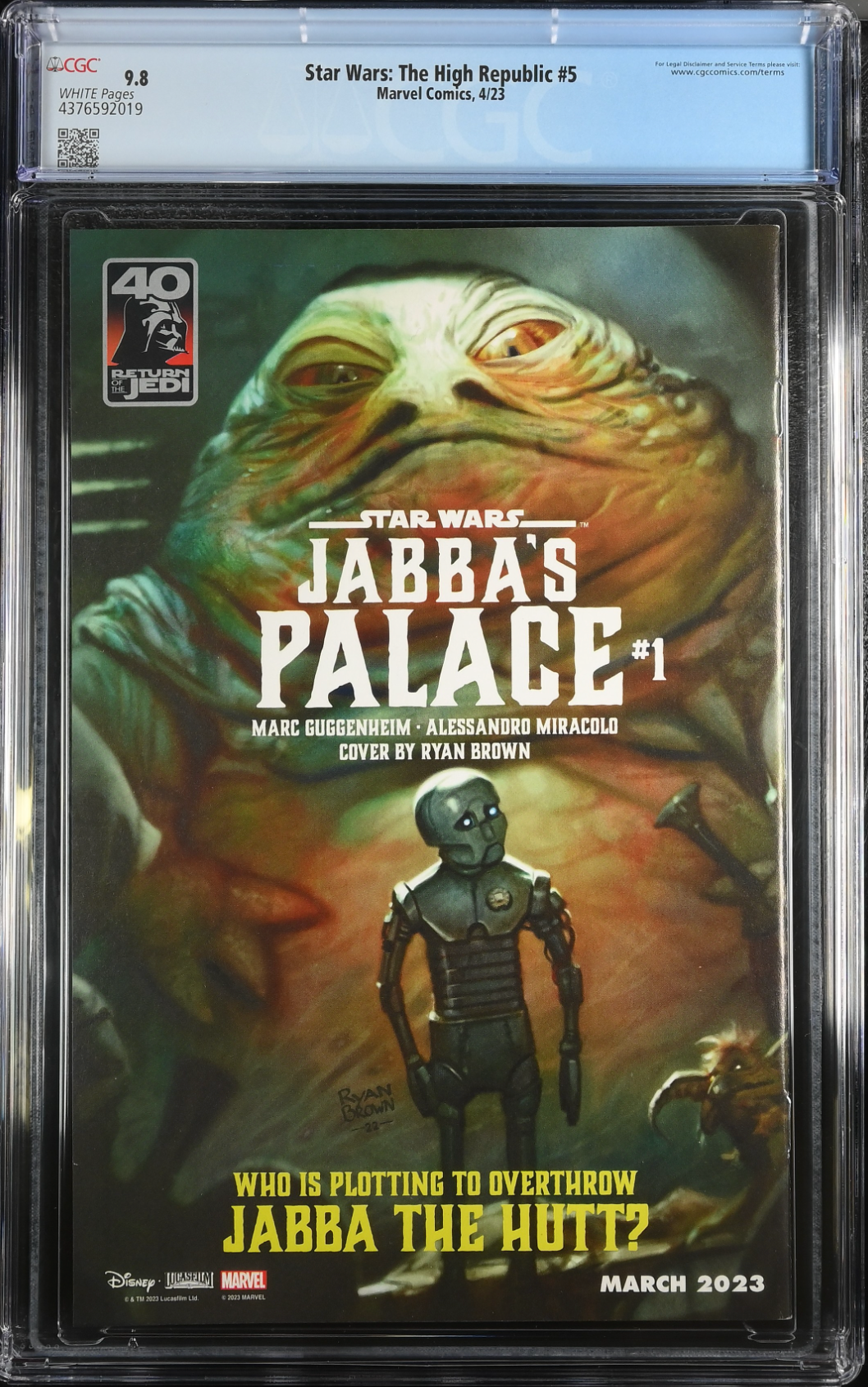 Star Wars: The High Republic #5 CGC 9.8