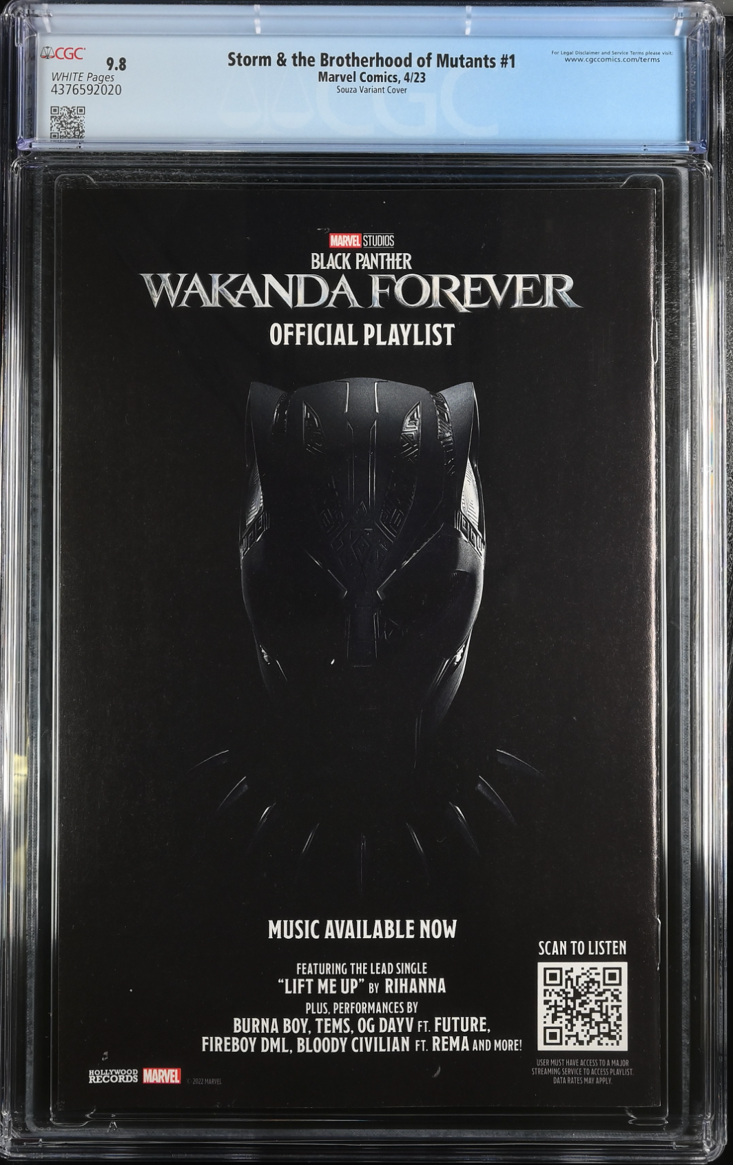 Storm & The Brotherhood of Mutants #1 Souza 1:25 Retailer Incentive Variant CGC 9.8