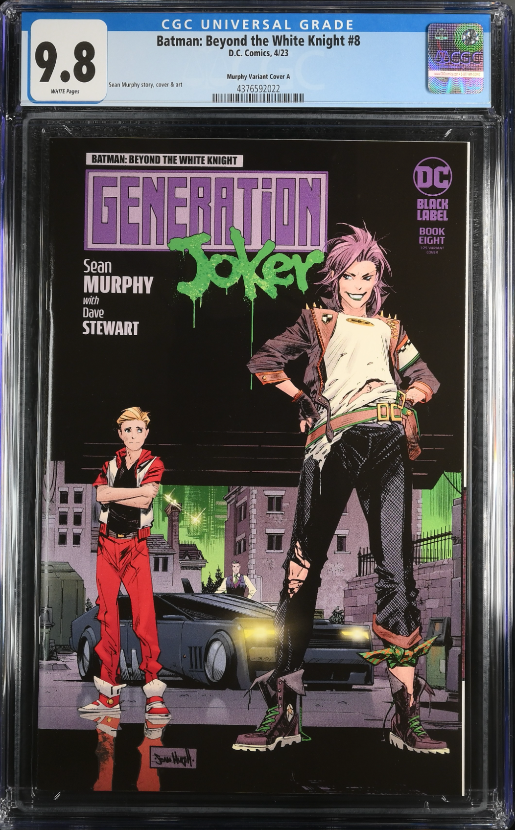 Batman: Beyond the White Knight #8 Mora 1:25 Retailer Incentive Variant CGC 9.8