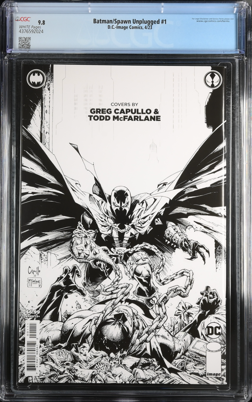 Batman Spawn #1 Unplugged CGC 9.8