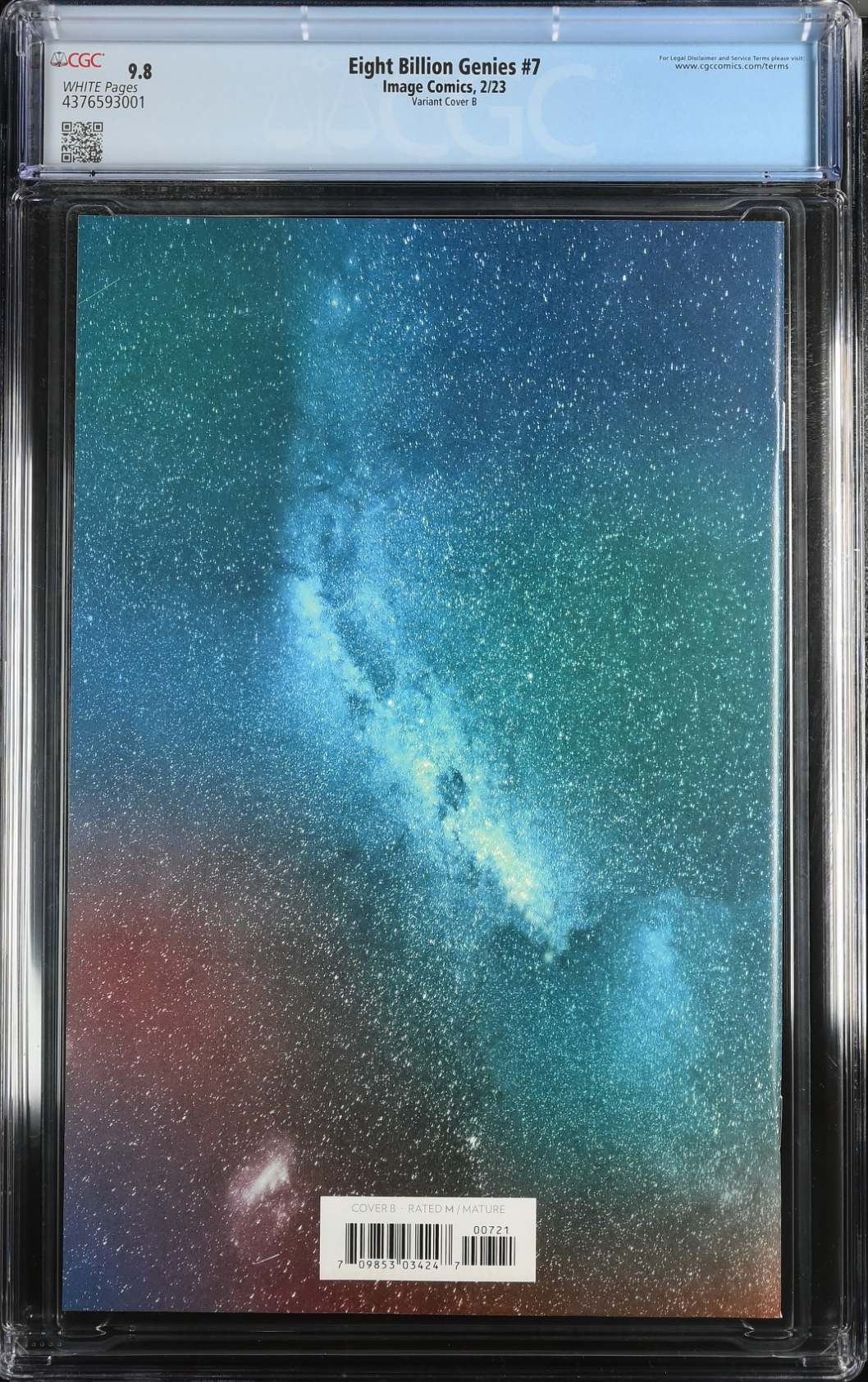 Eight Billion Genies #7 Camuncoli Variant CGC 9.8