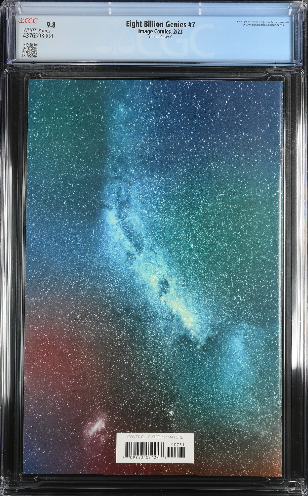Eight Billion Genies #7 Browne "Spawn" Variant CGC 9.8