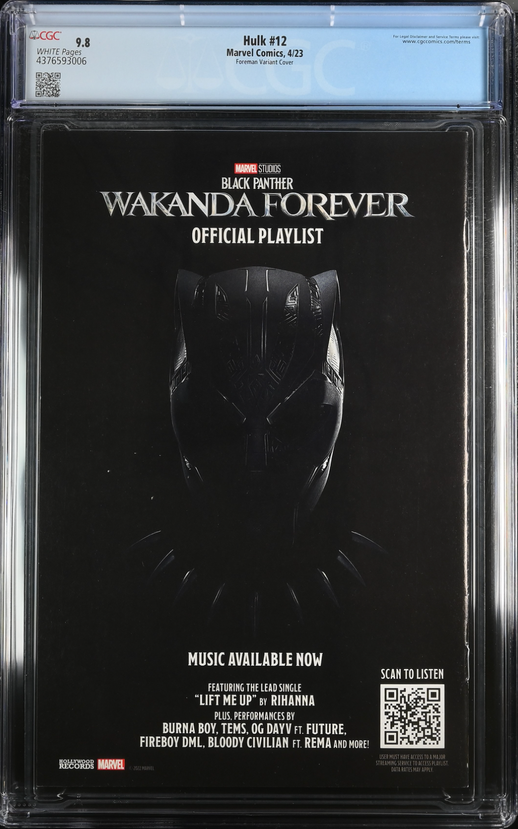 Hulk #12 Foreman 1:25 Retailer Incentive Variant CGC 9.8