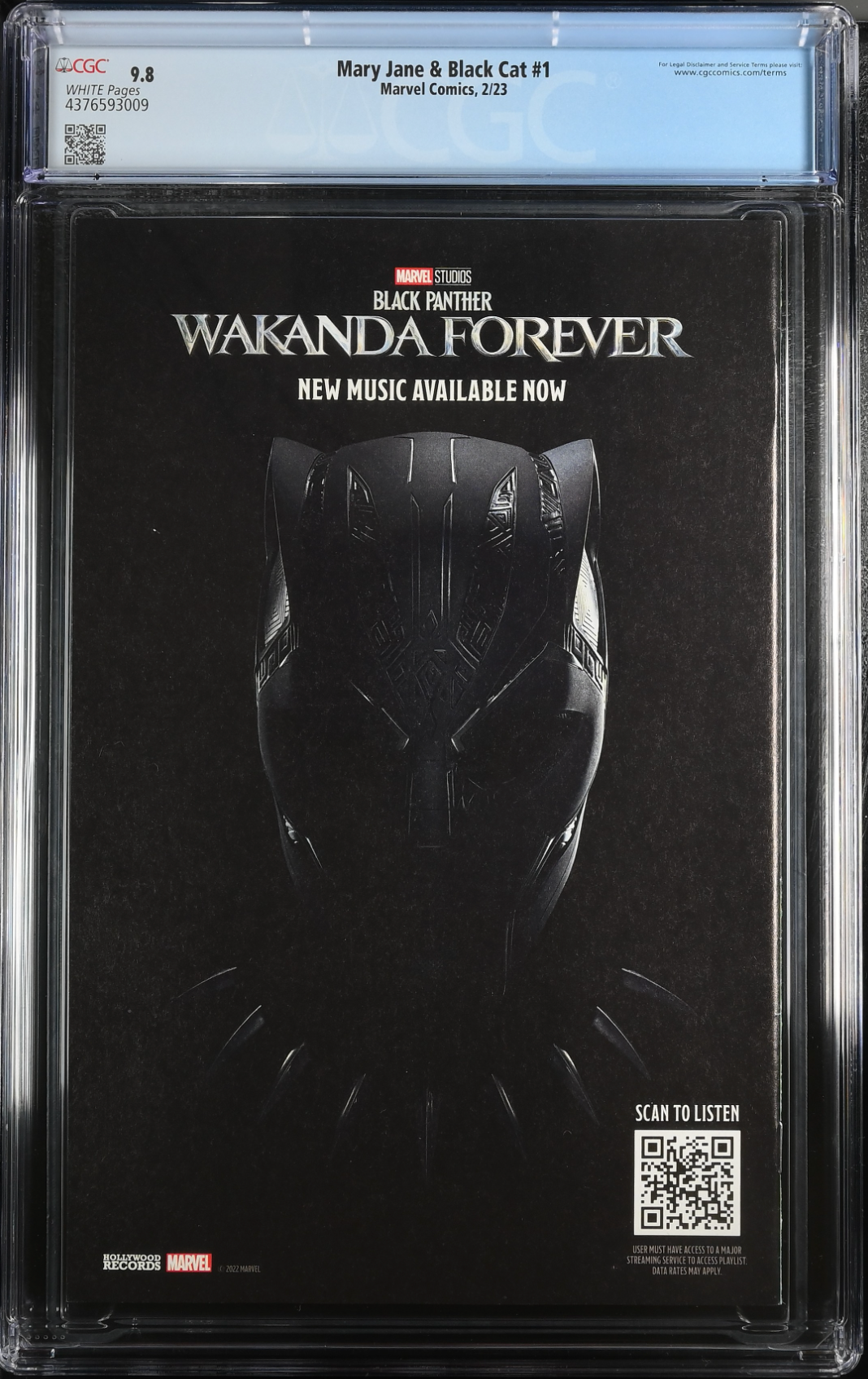 Mary Jane & Black Cat #1 CGC 9.8