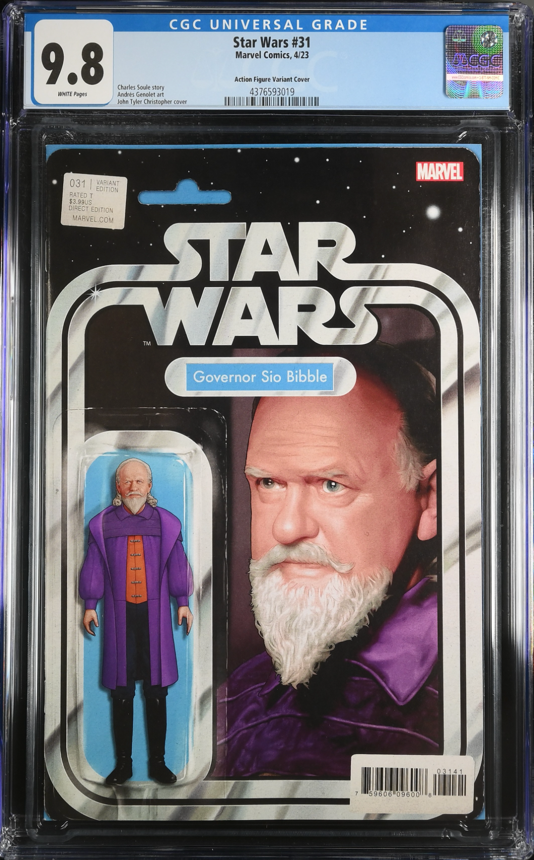 Star Wars #31 Action Figure Variant CGC 9.8