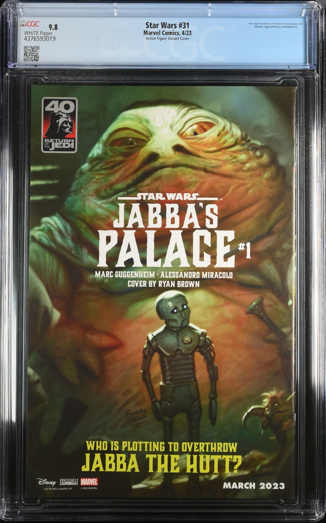 Star Wars #31 Action Figure Variant CGC 9.8