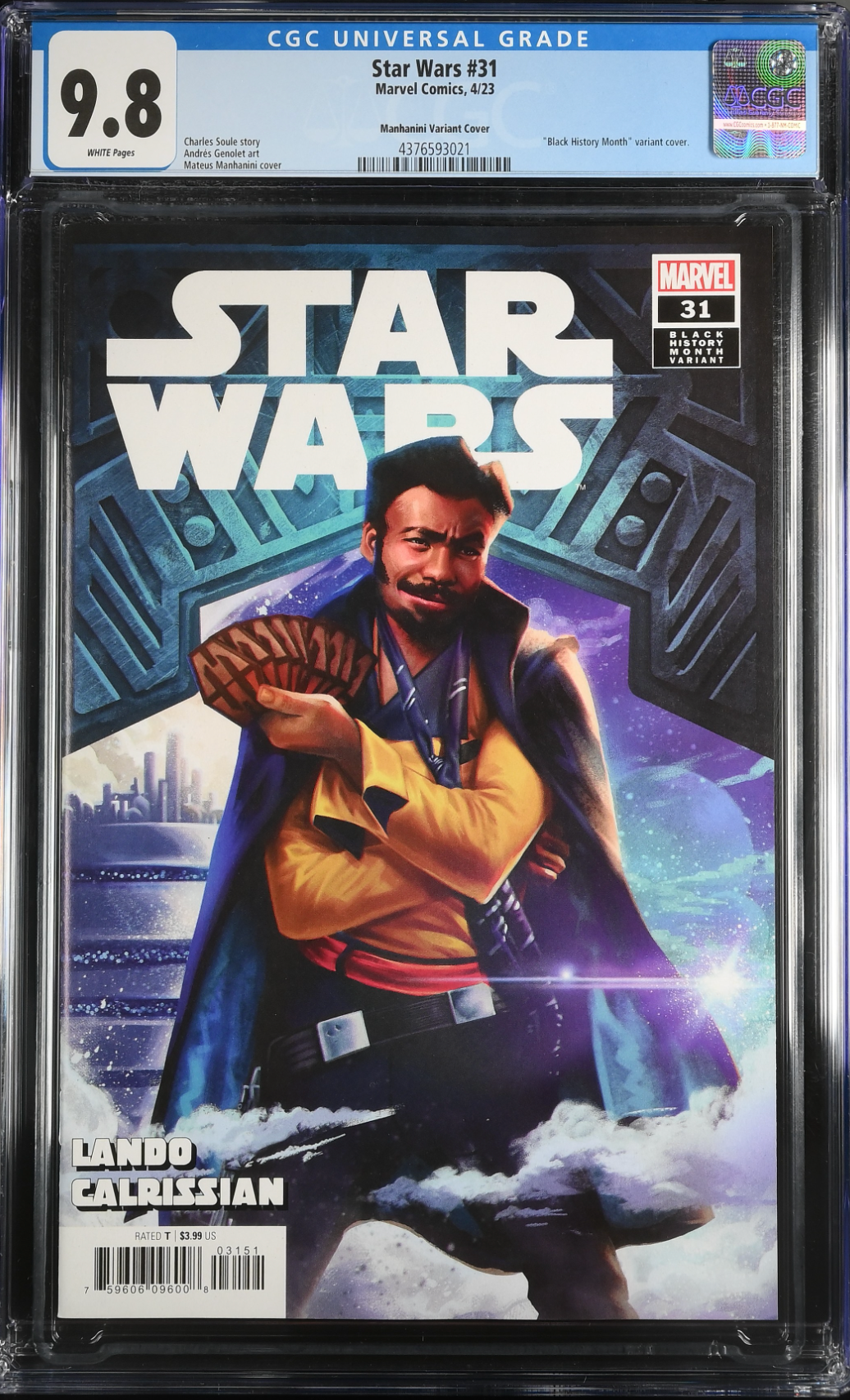 Star Wars #31 Manhanini Variant CGC 9.8