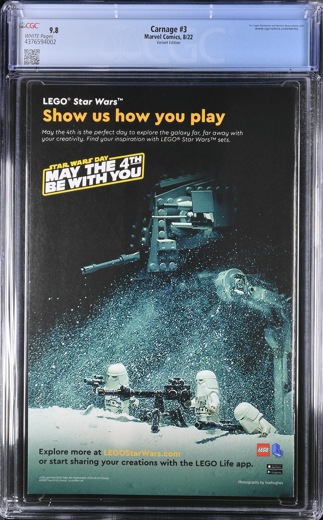 Carnage #3 Variant CGC 9.8