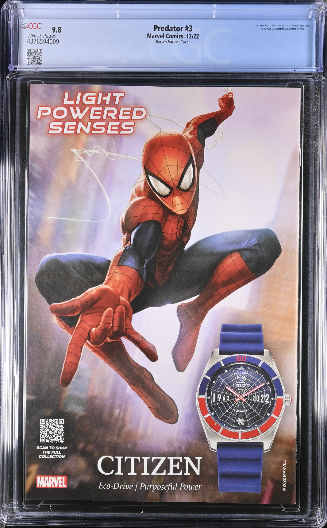 Predator #3 Harvey Variant CGC 9.8