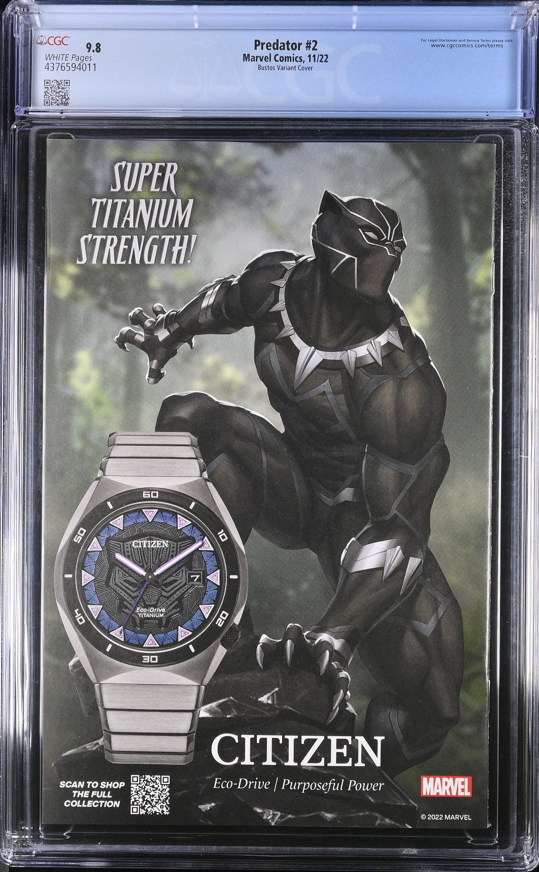 Predator #2 Bustos Variant CGC 9.8