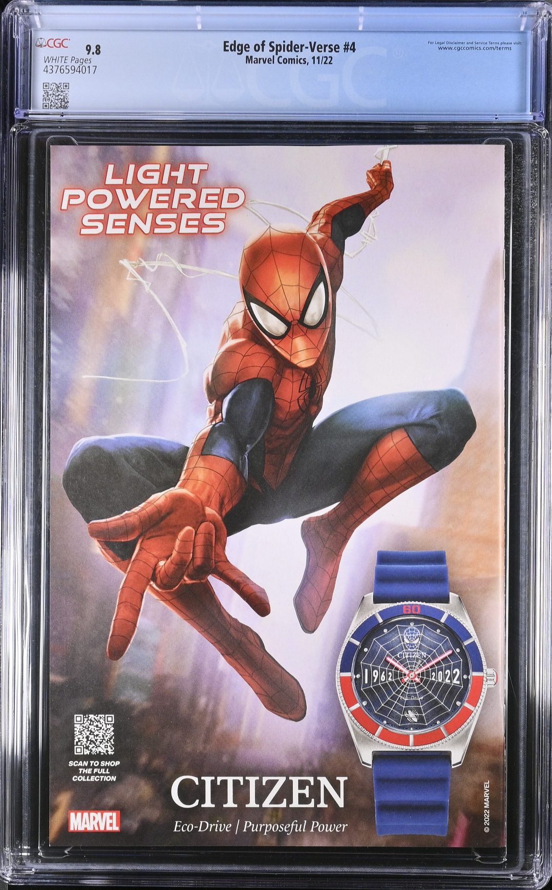 Edge of Spider-Verse #4 CGC 9.8