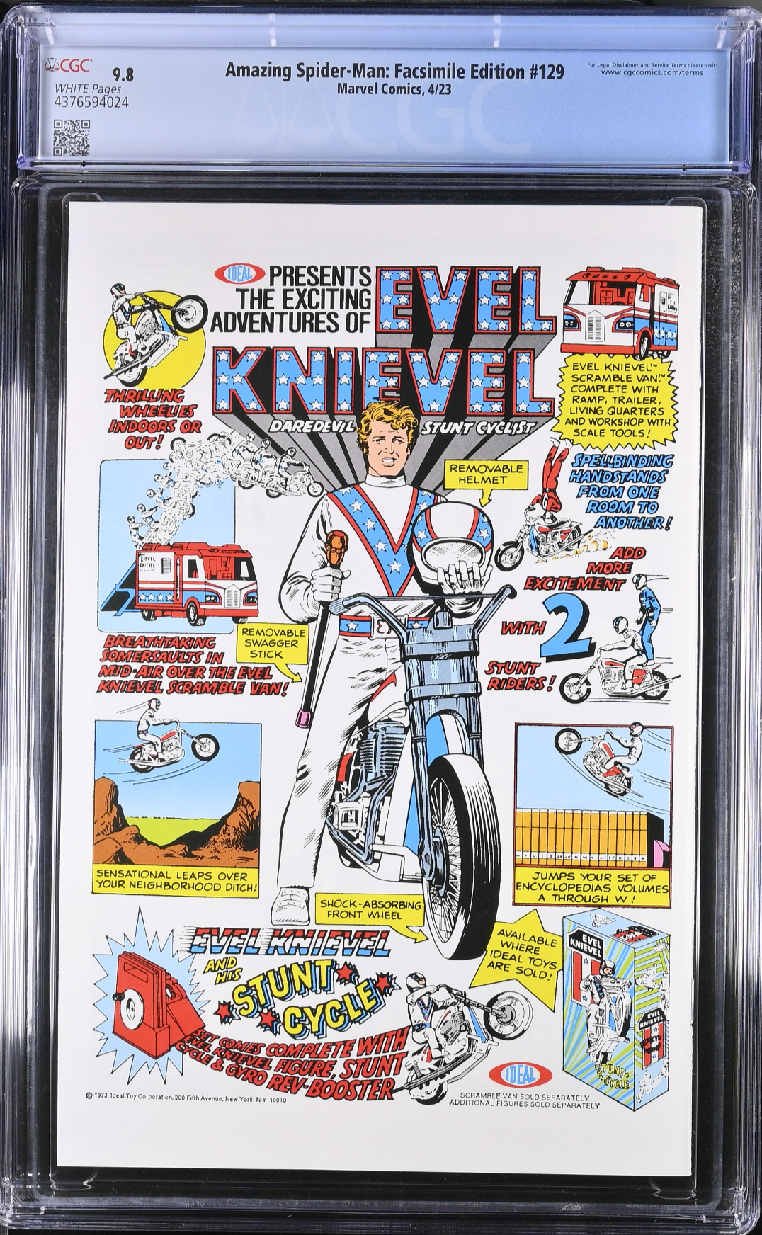 Amazing Spider-Man #129 Facsimile Edition CGC 9.8