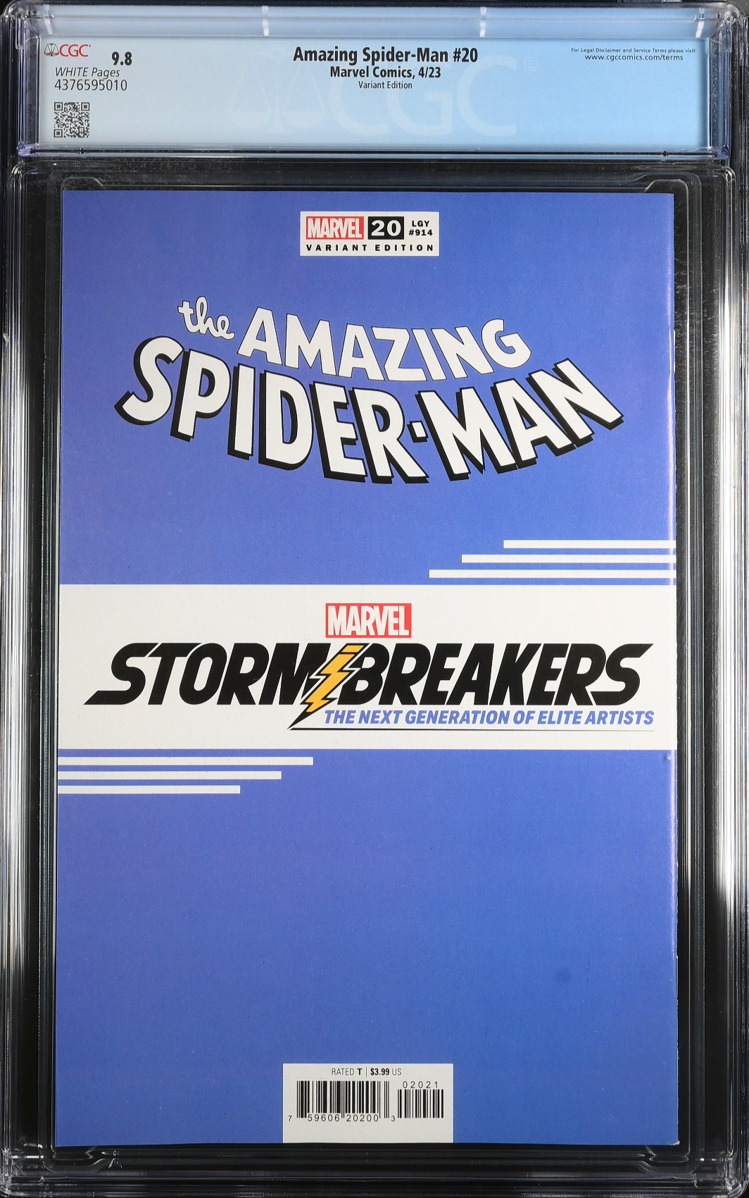 Amazing Spider-Man #20 Bazaldua Variant CGC 9.8