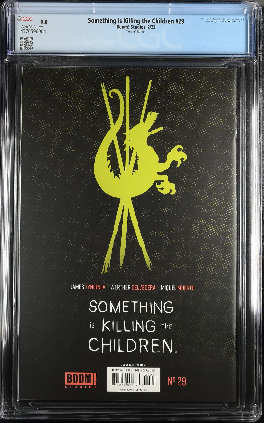 Something is Killing the Children #29 Dell'Edera Unlockable Virgin Retailer Incentive Variant CGC 9.8