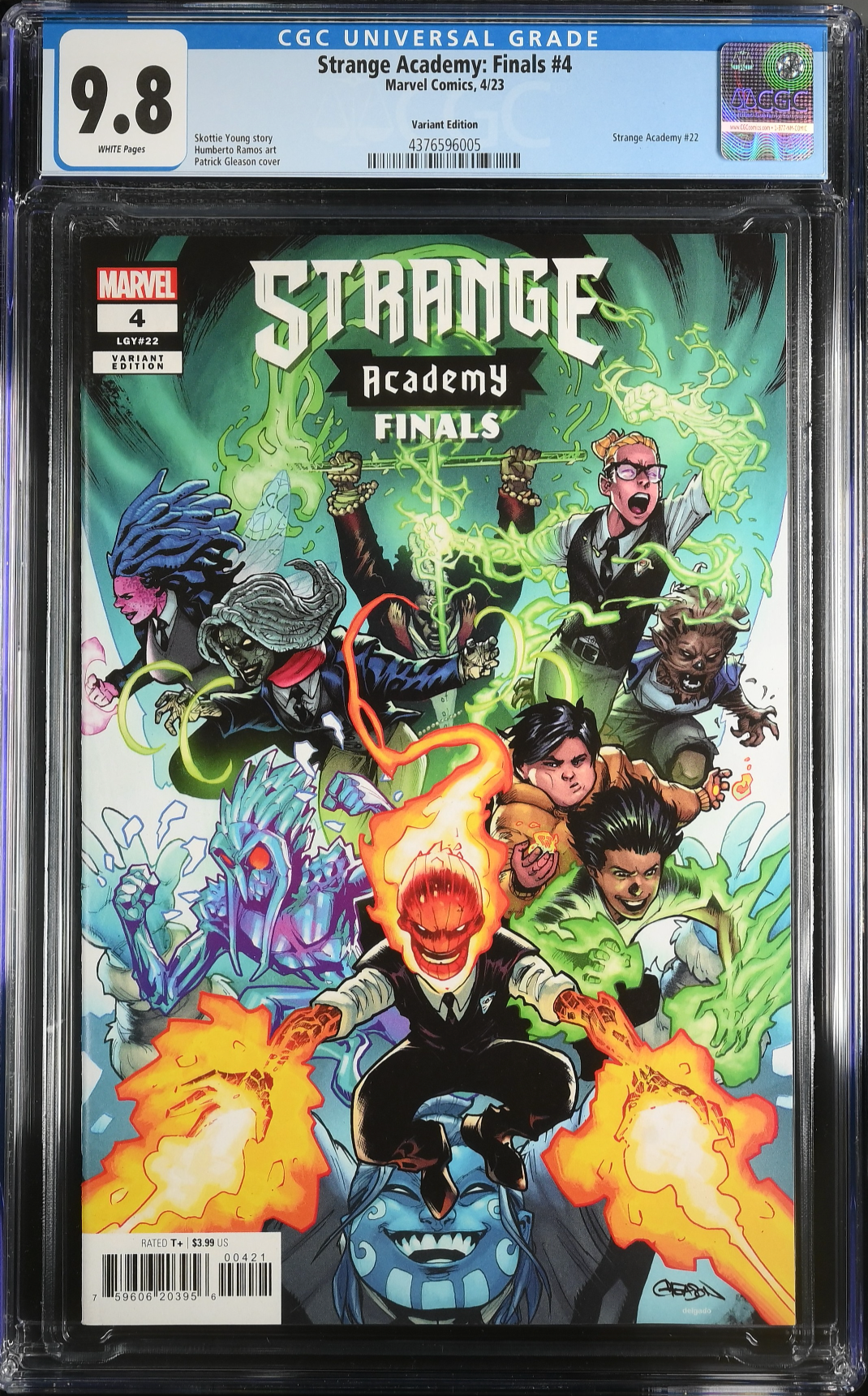 Strange Academy Finals #4 Gleason 1:25 Retailer Incentive Variant CGC 9.8