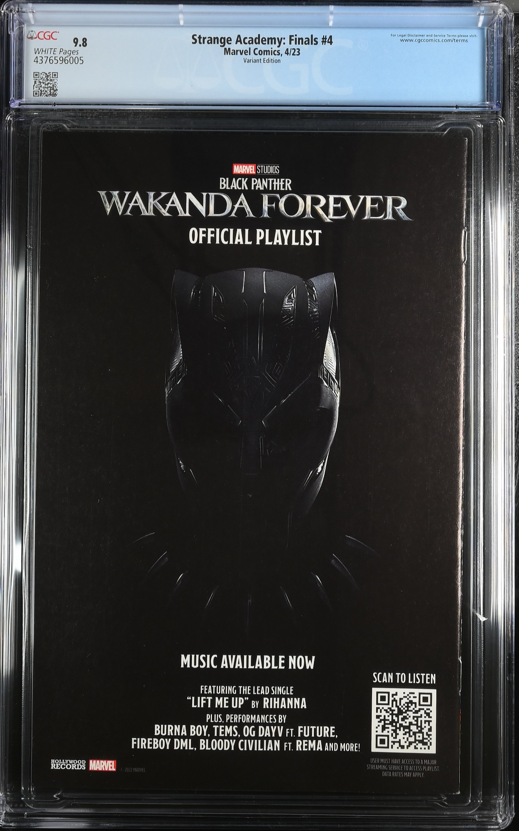 Strange Academy Finals #4 Gleason 1:25 Retailer Incentive Variant CGC 9.8