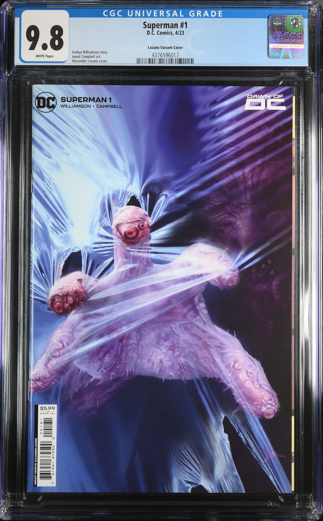 Superman #1 - Cover H - Lozano CGC 9.8