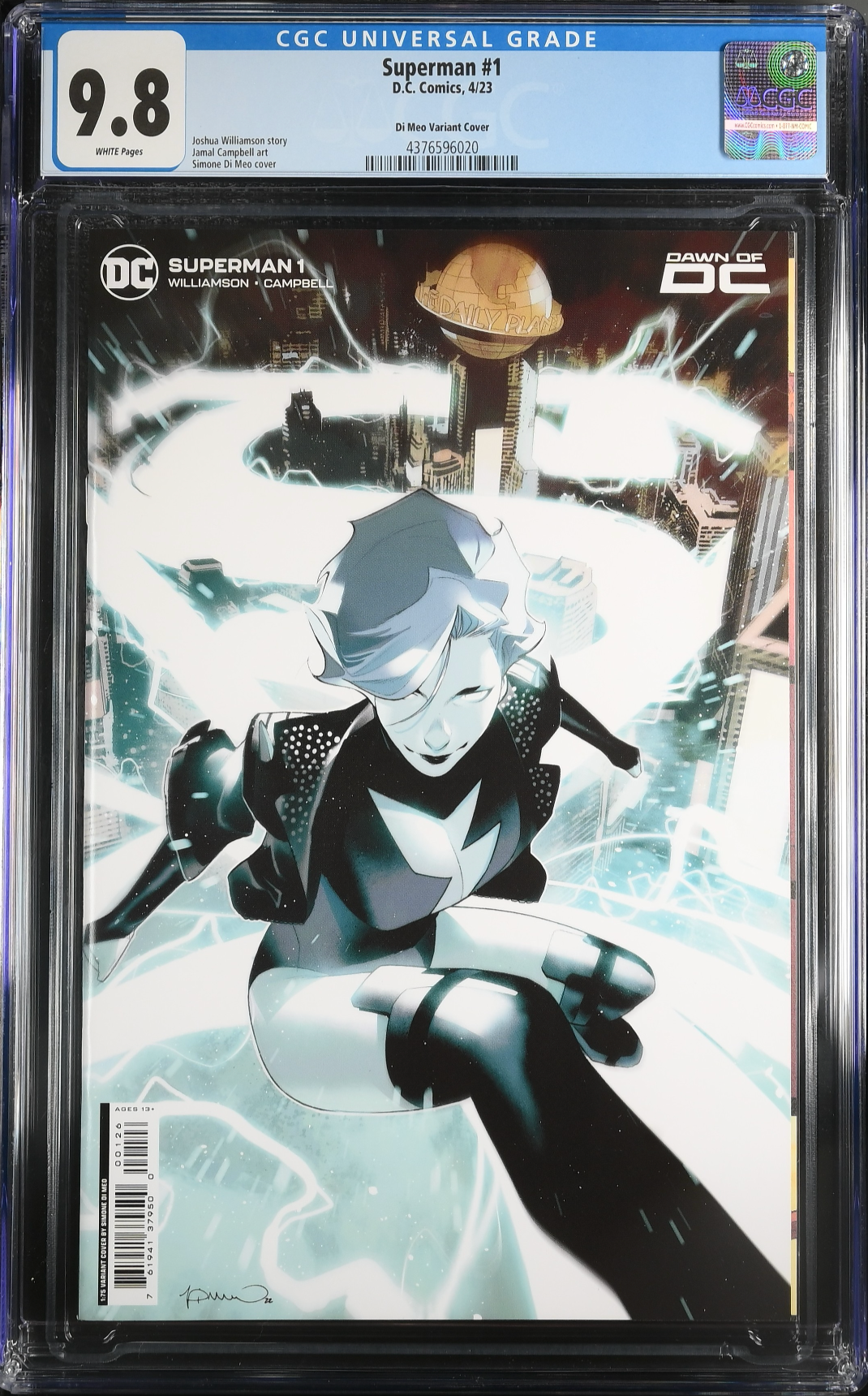 Superman #1 - Cover O - Di Meo 1:75 Retailer Incentive Variant CGC 9.8