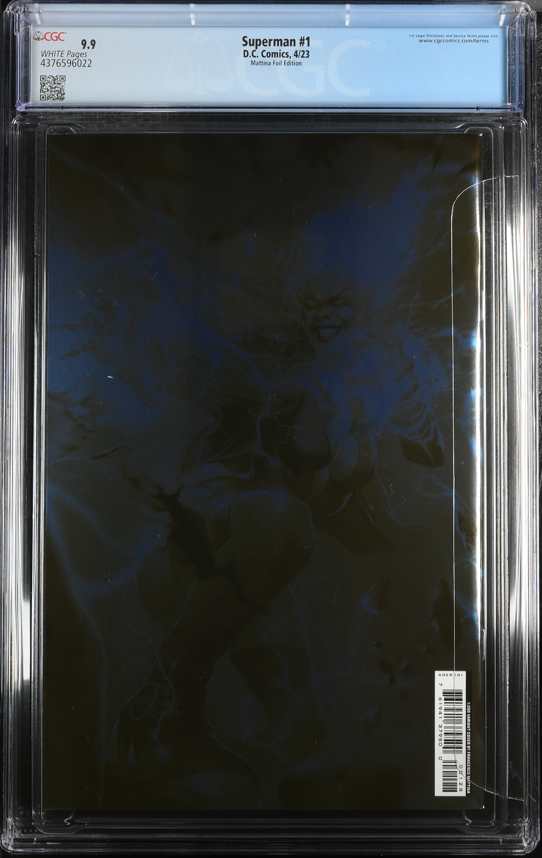 Superman #1 - Cover Q - Mattina 1:200 Foil Retailer Incentive Variant CGC 9.9