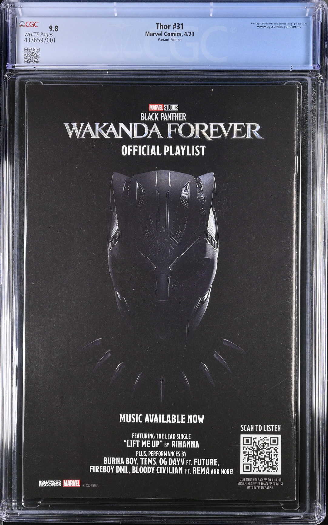 Thor #31 Dauterman 1:25 Retailer Incentive Variant CGC 9.8