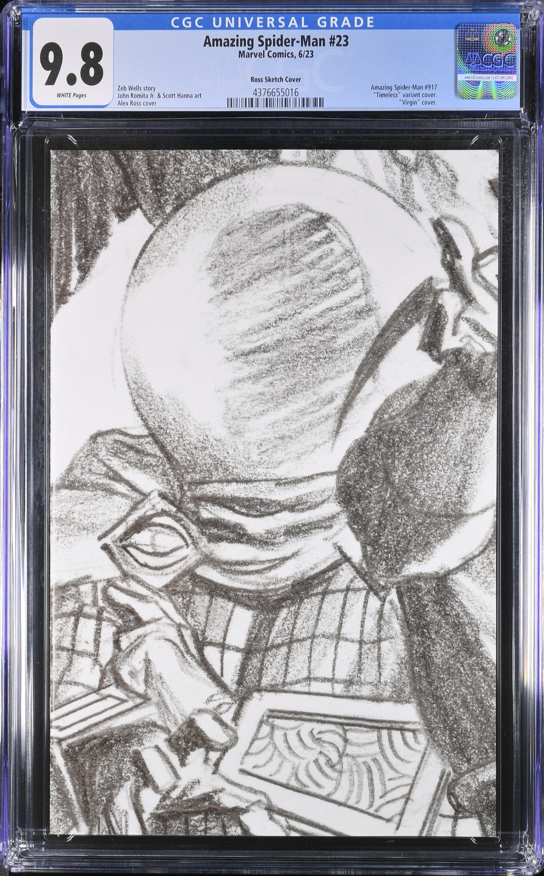 Amazing Spider-Man #23 Alex Ross Mysterio "Timeless" 1:100 Retailer Incentive Variant CGC 9.8