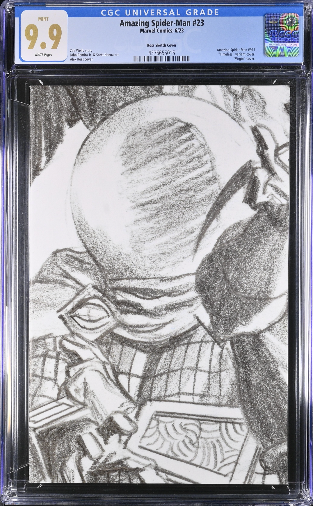 Amazing Spider-Man #23 Alex Ross Mysterio "Timeless" 1:100 Retailer Incentive Variant CGC 9.9