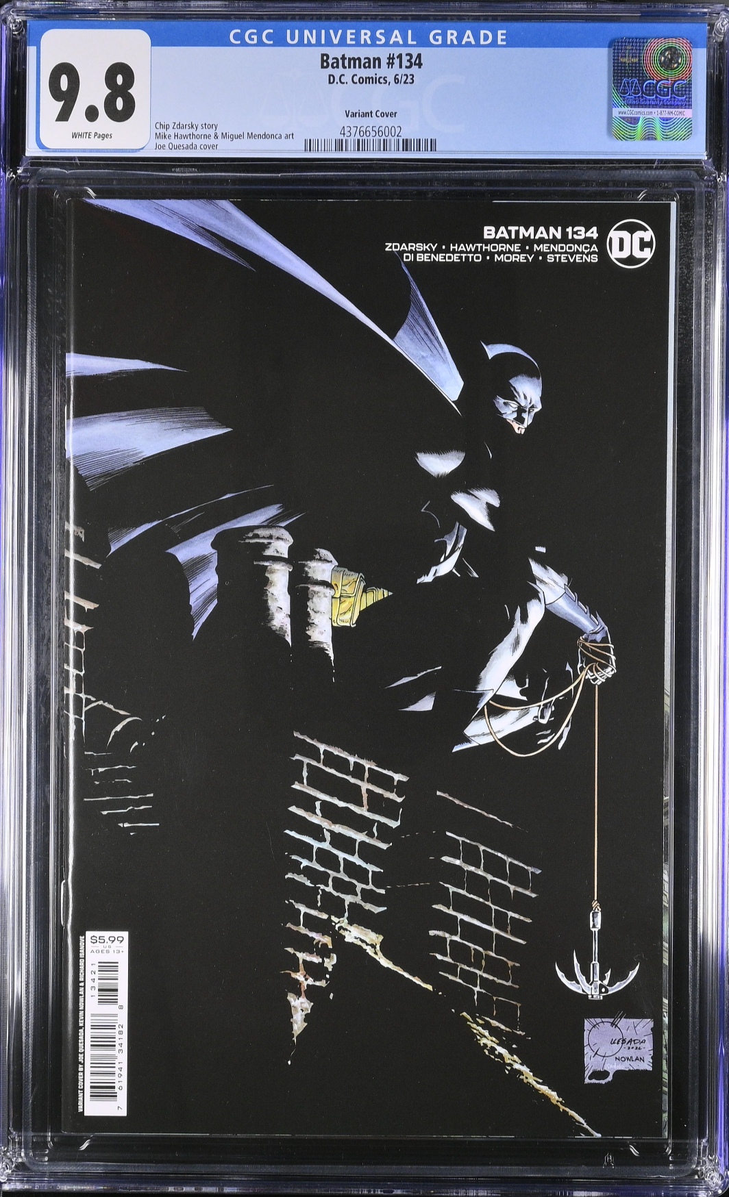 Batman #134 Quesada Variant CGC 9.8