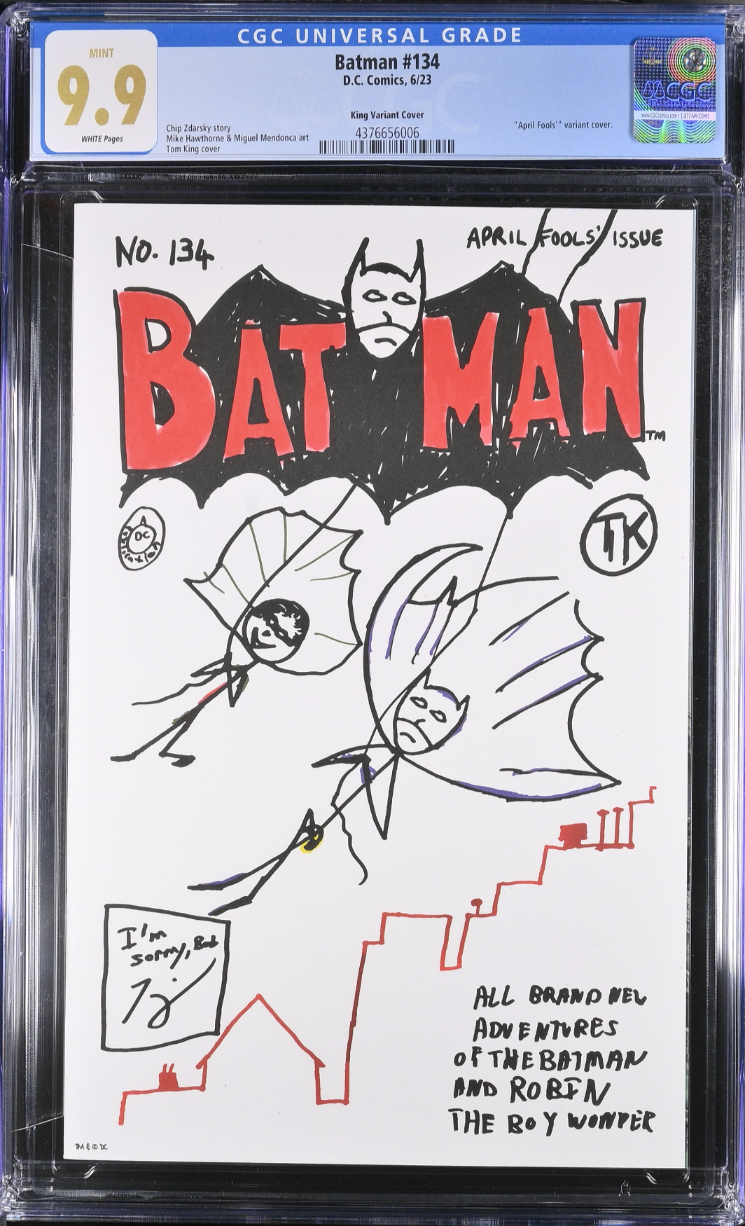 Batman #134 King April Fools Variant CGC 9.9