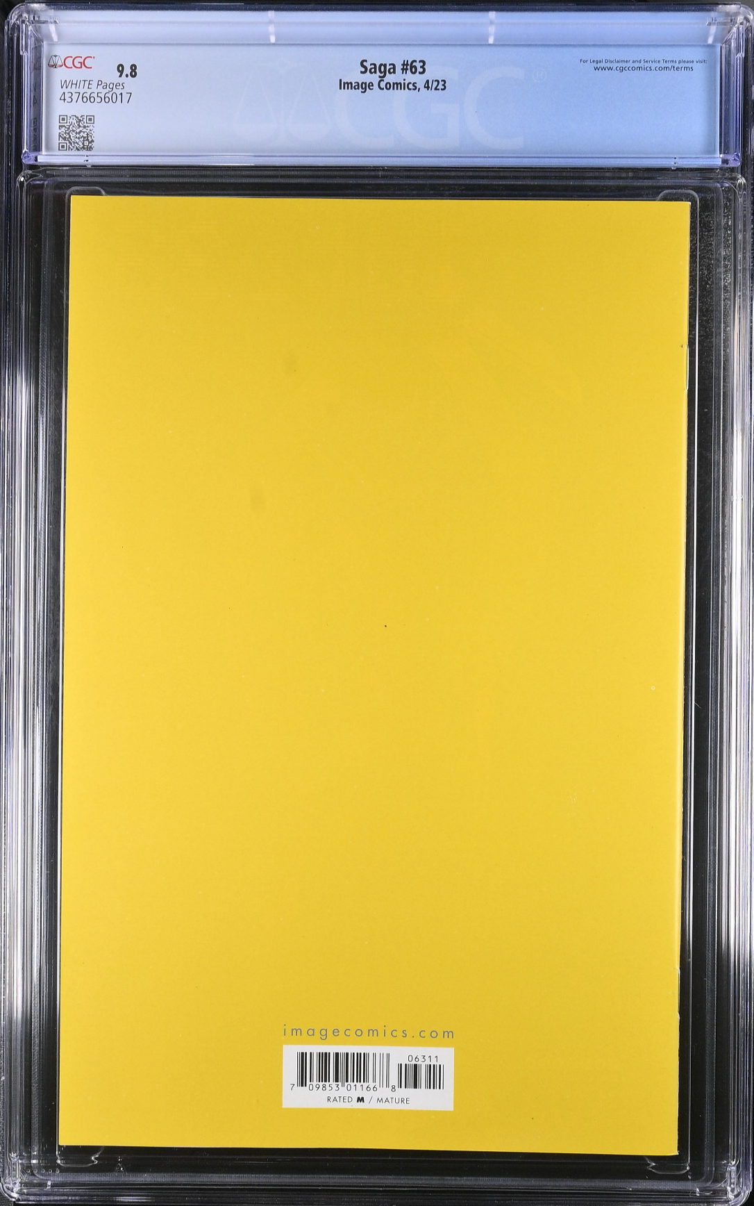 Saga #63 CGC 9.8