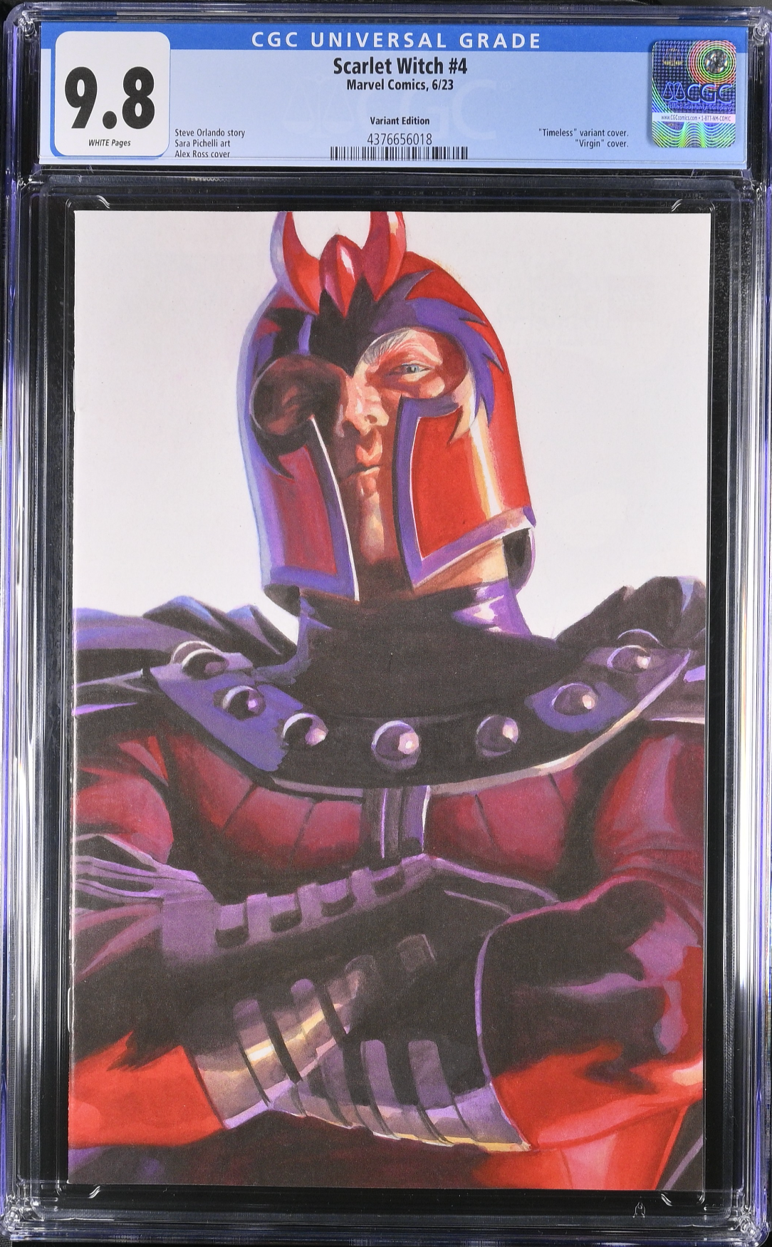 Scarlet Witch #4 Alex Ross Magneto "Timeless" Variant CGC 9.8