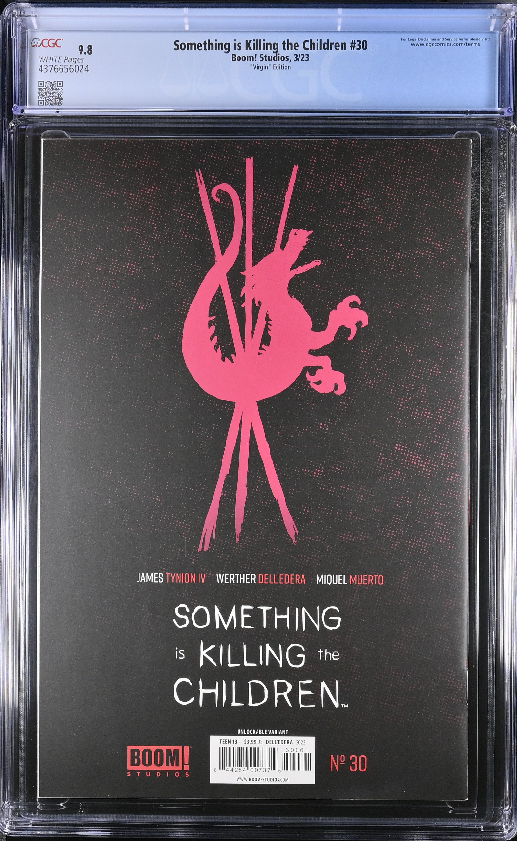 Something is Killing the Children #30 Dell'Edera Unlockable Virgin Variant CGC 9.8