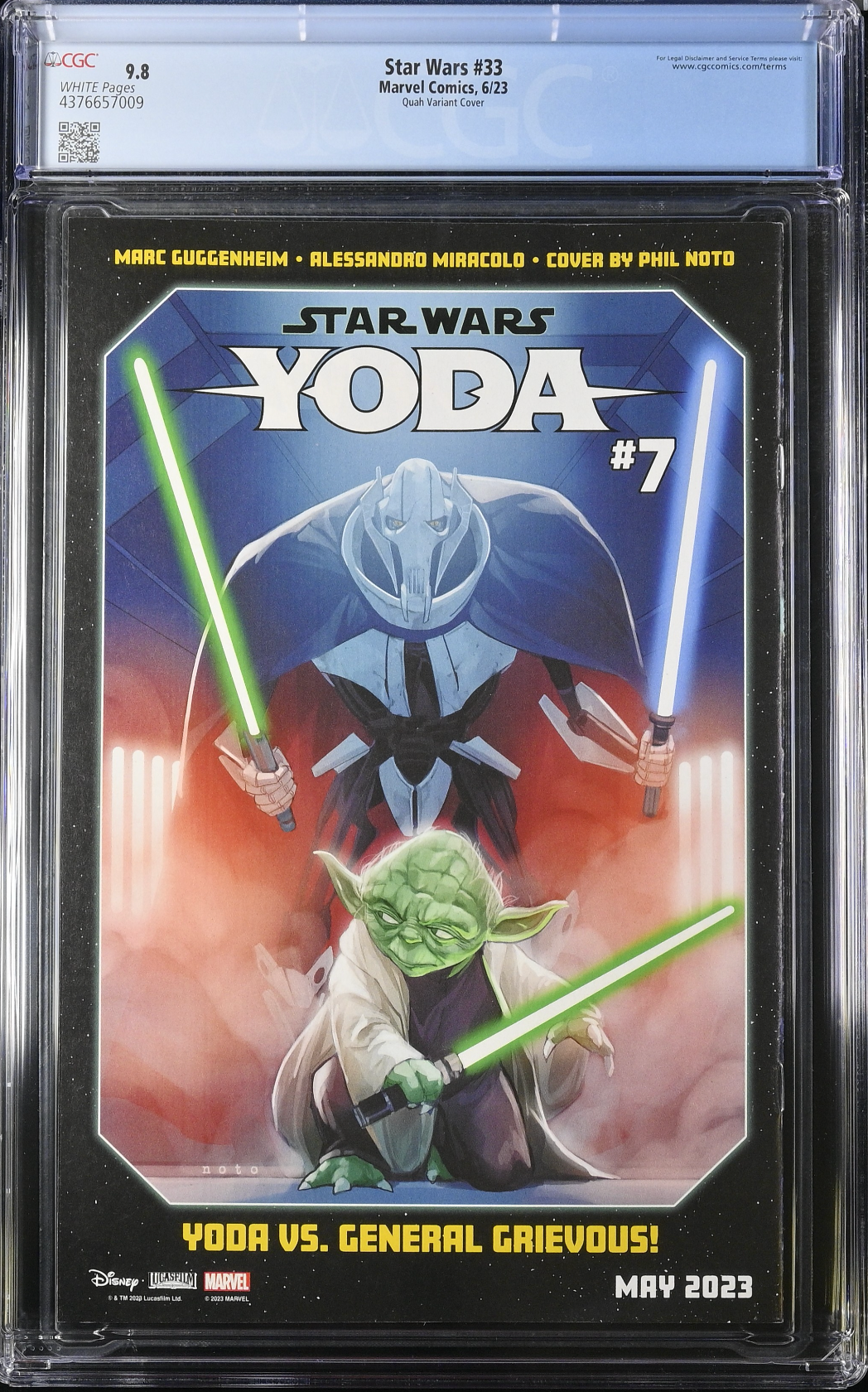 Star Wars #33 Quah 1:25 Retailer Incentive Variant CGC 9.8