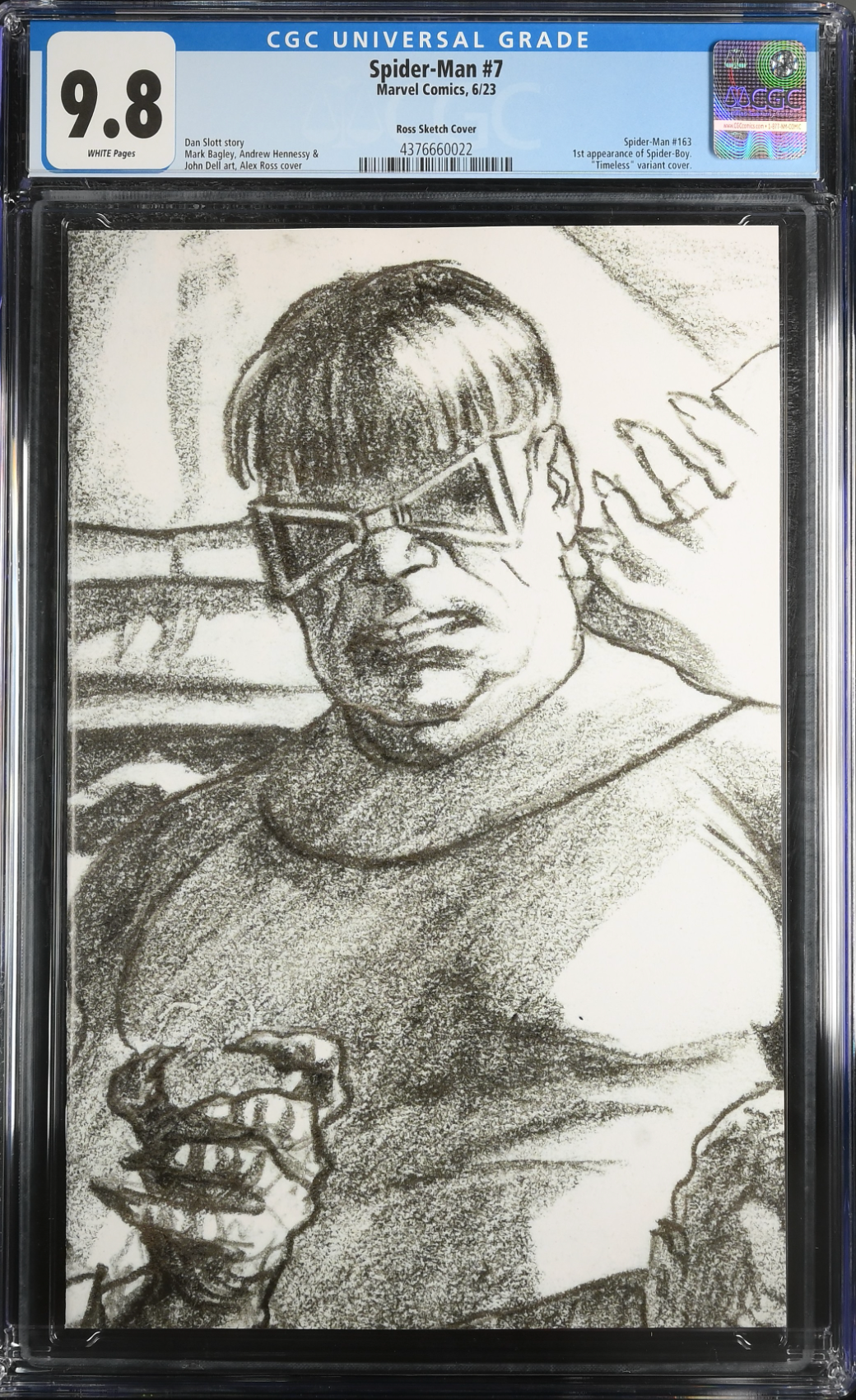 Spider-Man #7 Alex Ross Doctor Octopus "Timeless" 1:100 Retailer Incentive Variant CGC 9.8 - First Spider-Boy