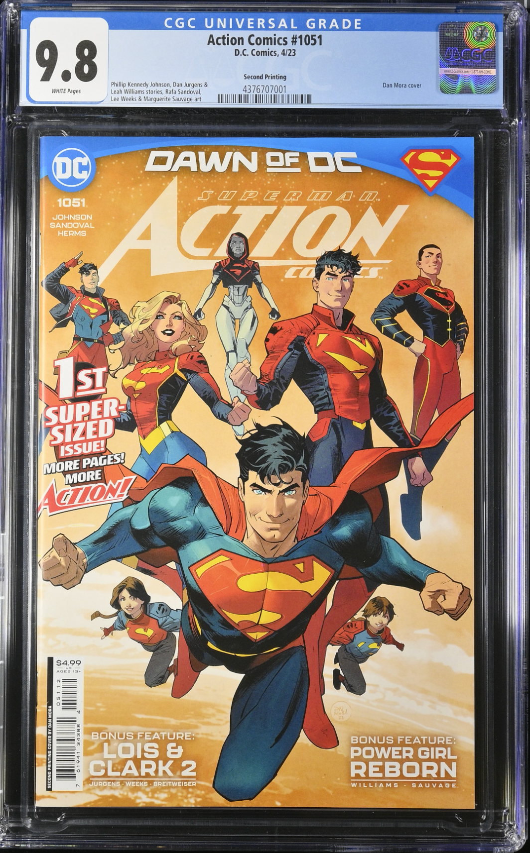 Action Comics #1051 Second Printing CGC 9.8