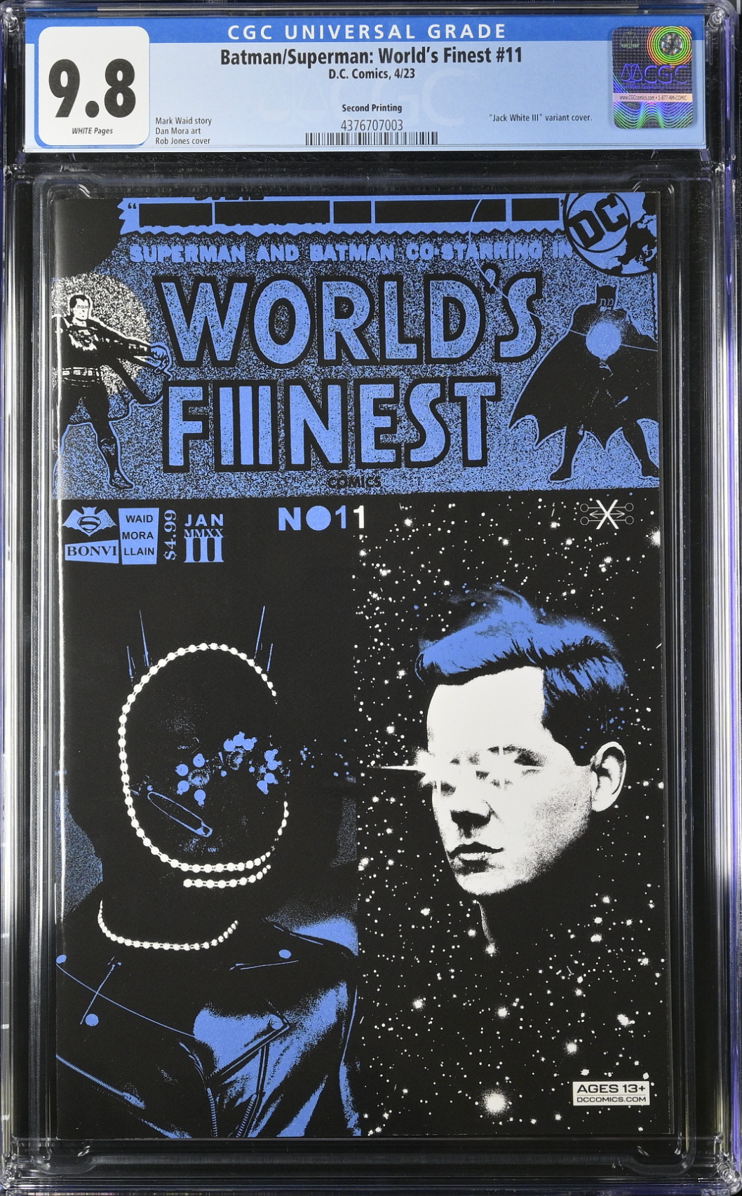 Batman/Superman: World's Finest #11 Second Printing CGC 9.8