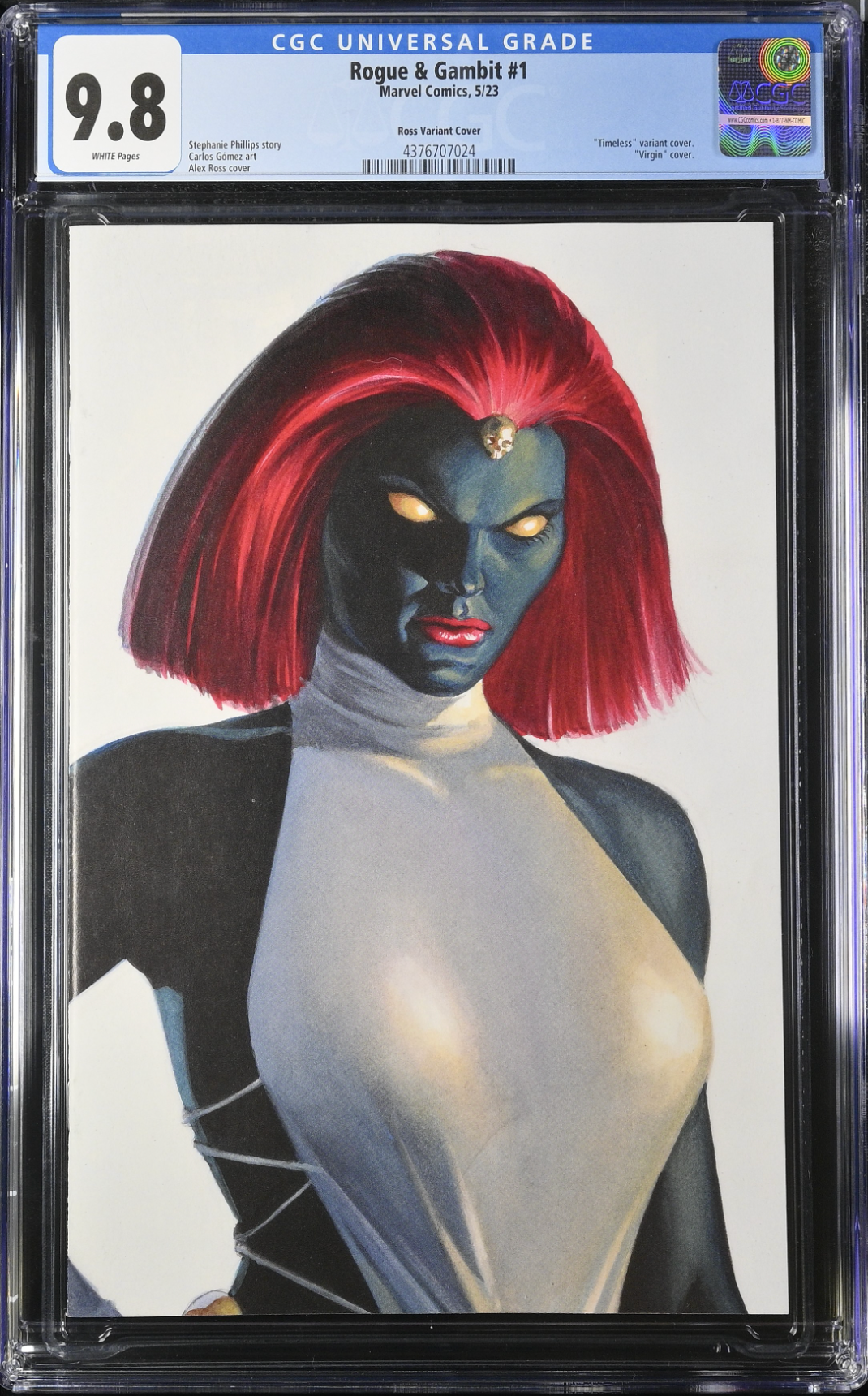 Rogue & Gambit #1 Alex Ross Mystique "Timeless" Variant CGC 9.8