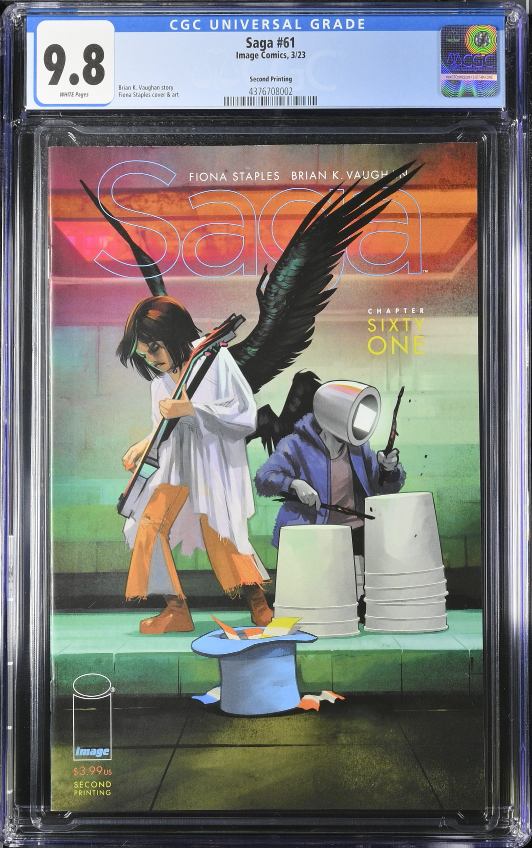 Saga #61 Second Printing CGC 9.8