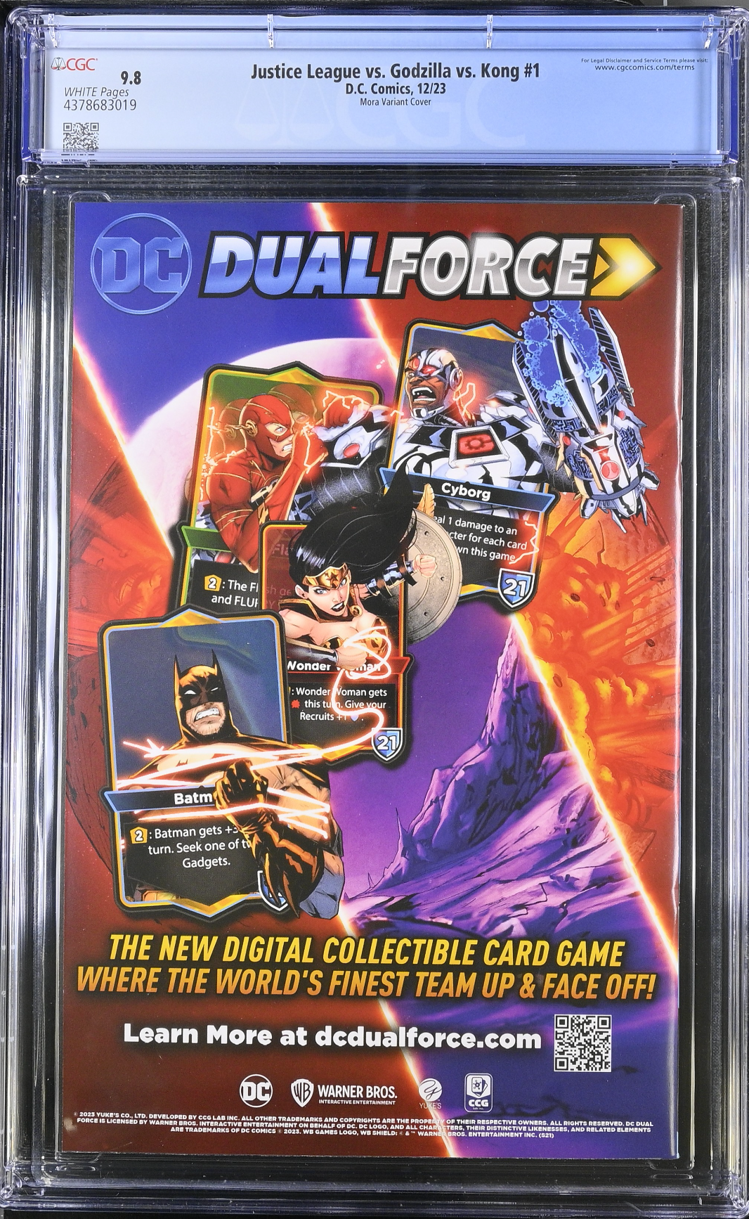 Justice League vs. Godzilla vs. Kong #1 - Cover H - Mora 1:25 Retailer Incentive Variant CGC 9.8