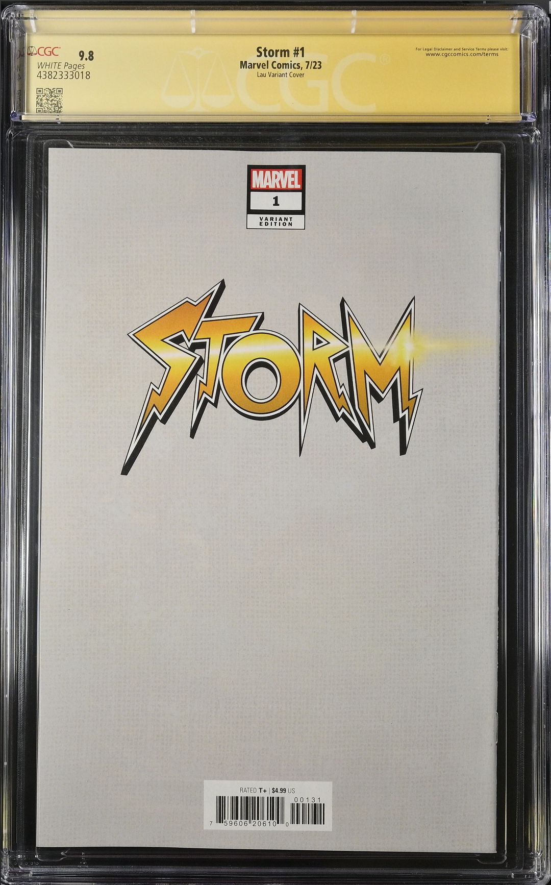 Storm #1 Artgerm Variant CGC 9.8 SS