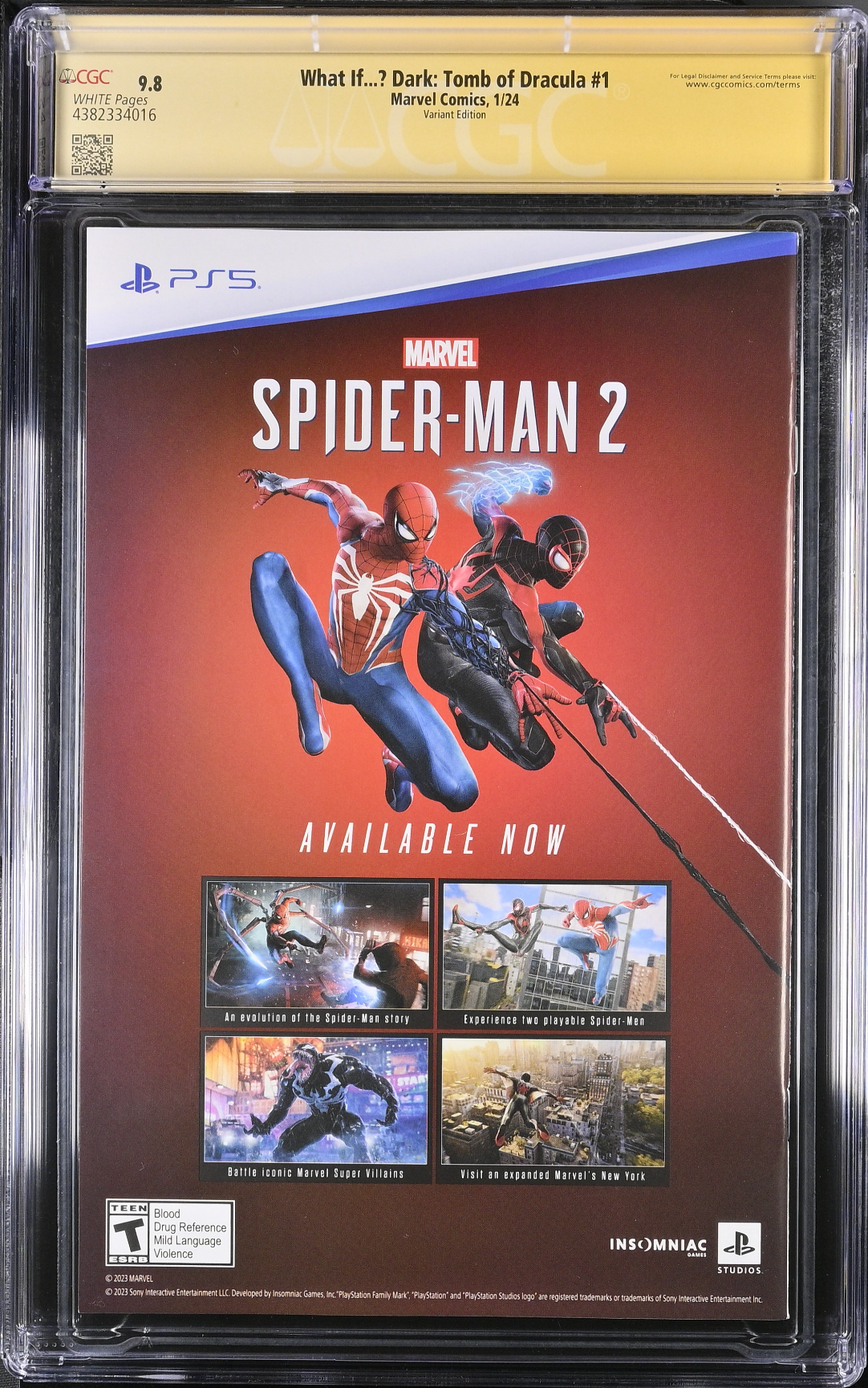 What If...? Dark: Tomb of Dracula #1 Artgerm Variant CGC 9.8 SS