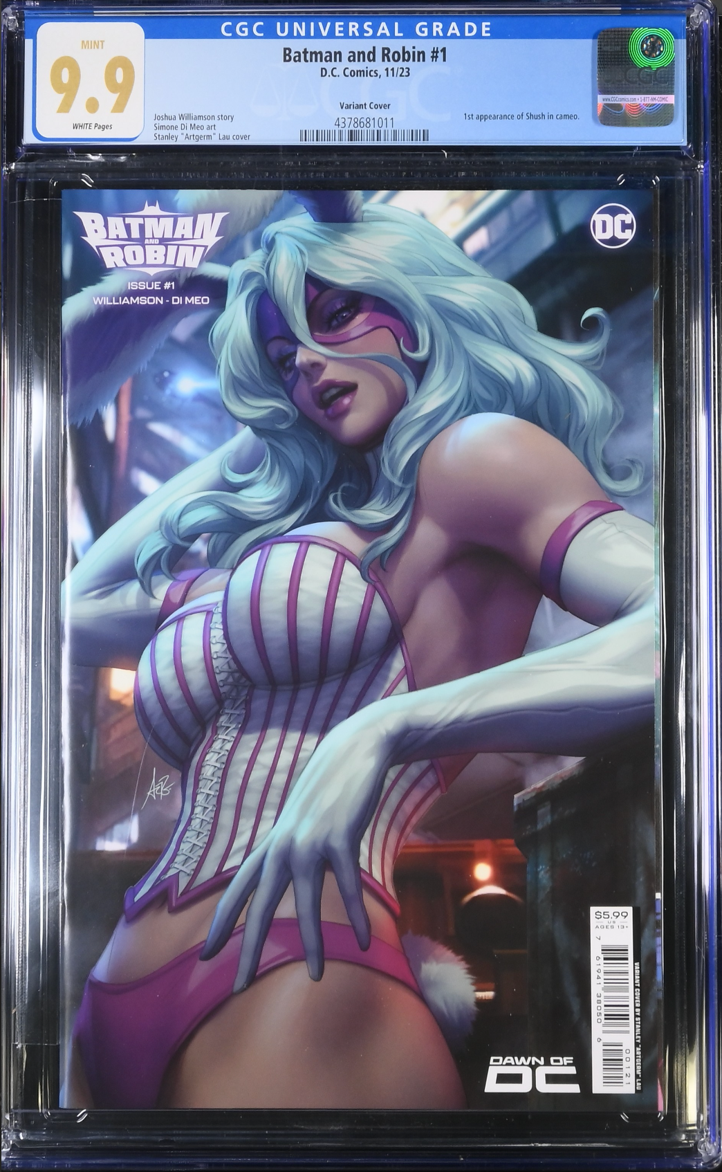 Batman and Robin #1 Artgerm Variant CGC 9.9