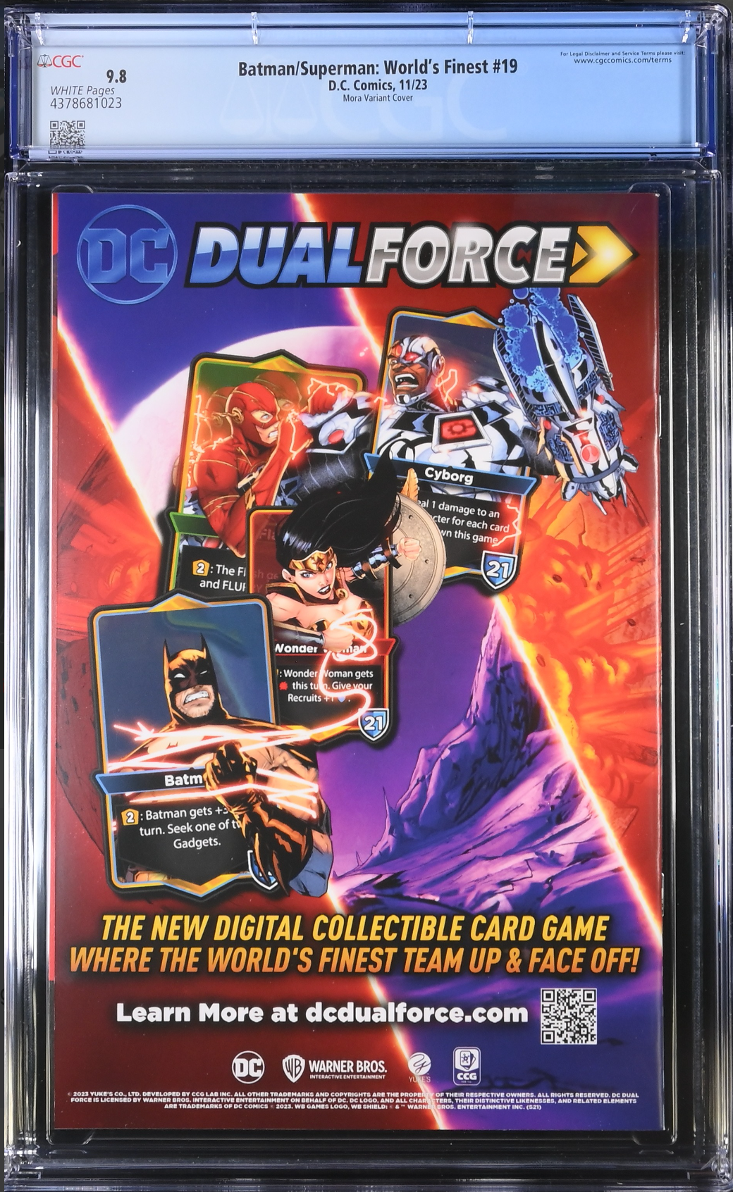 Batman/Superman: World's Finest #19 Mora Nicholas Cage Super Variant CGC 9.8