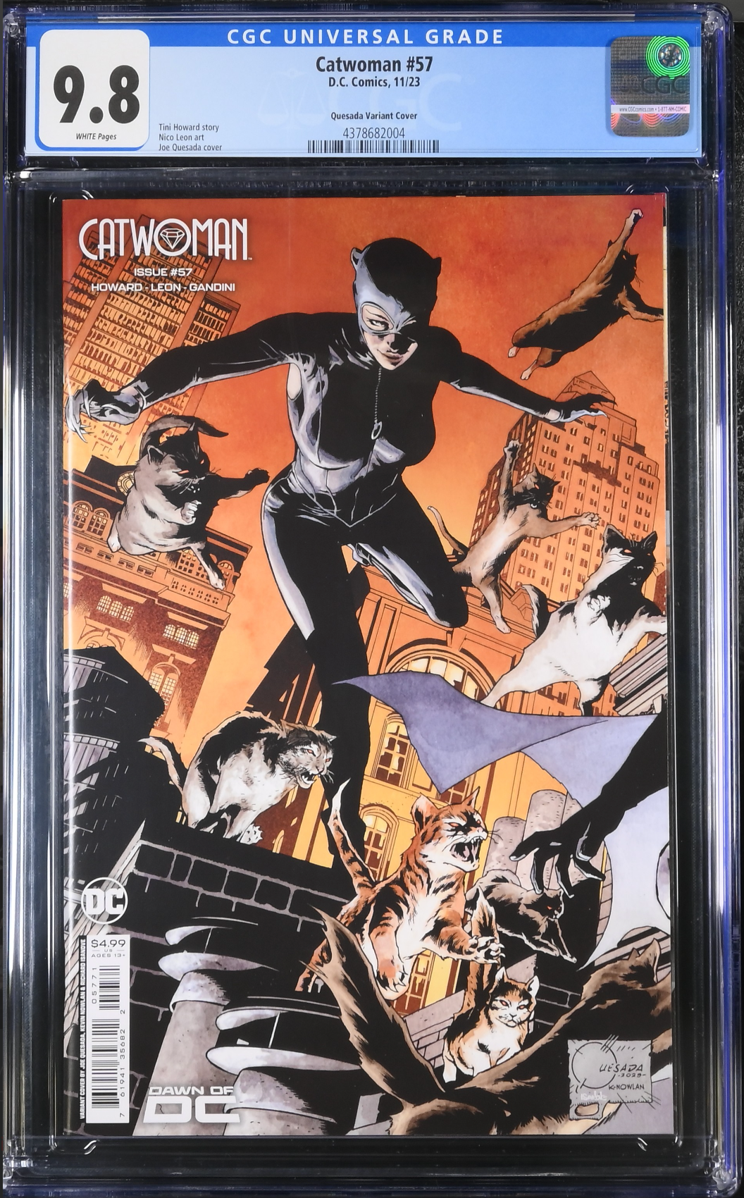 Catwoman #57 Quesada Connecting Variant CGC 9.8