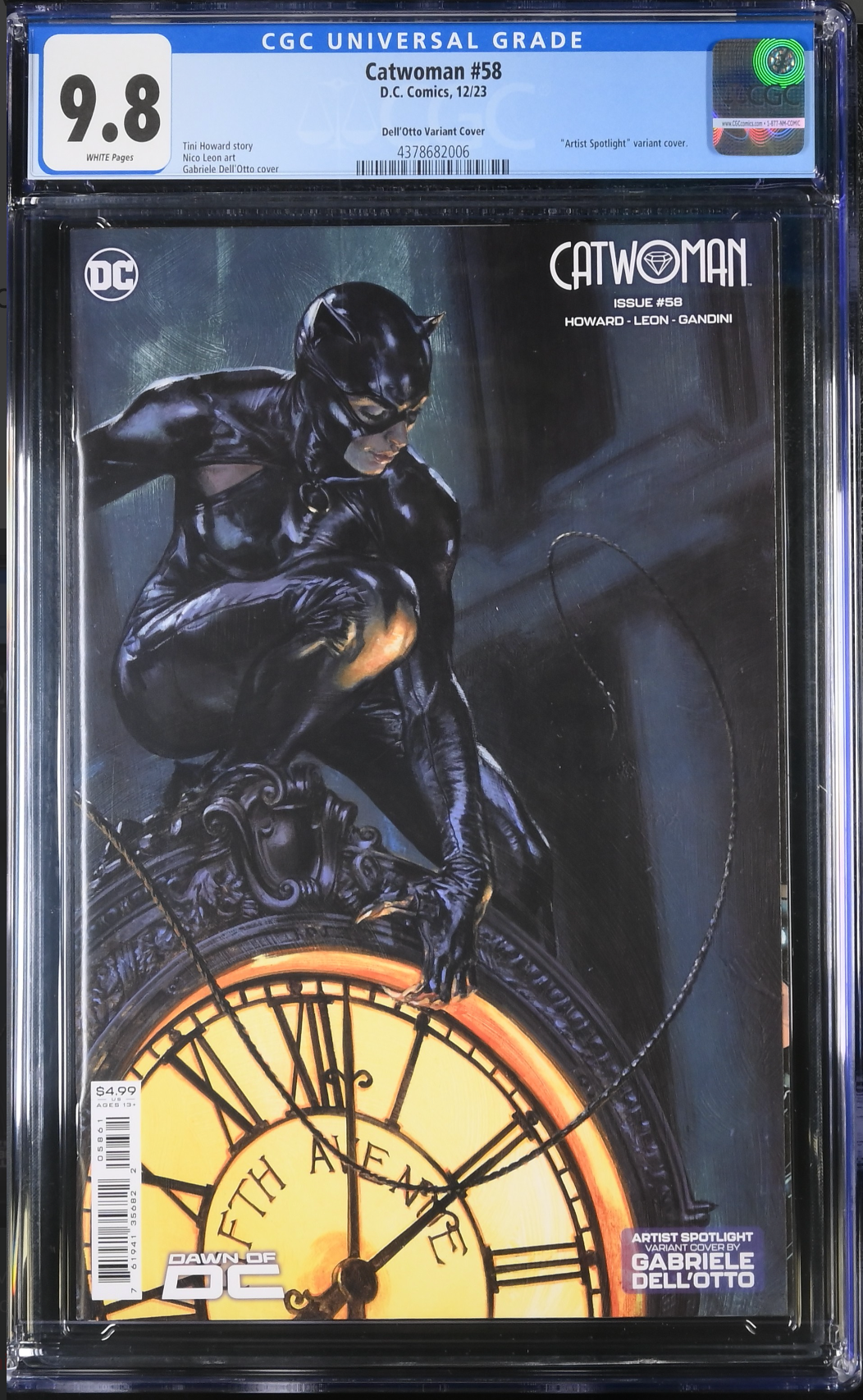 Catwoman #58 Dell'Otto Variant CGC 9.8