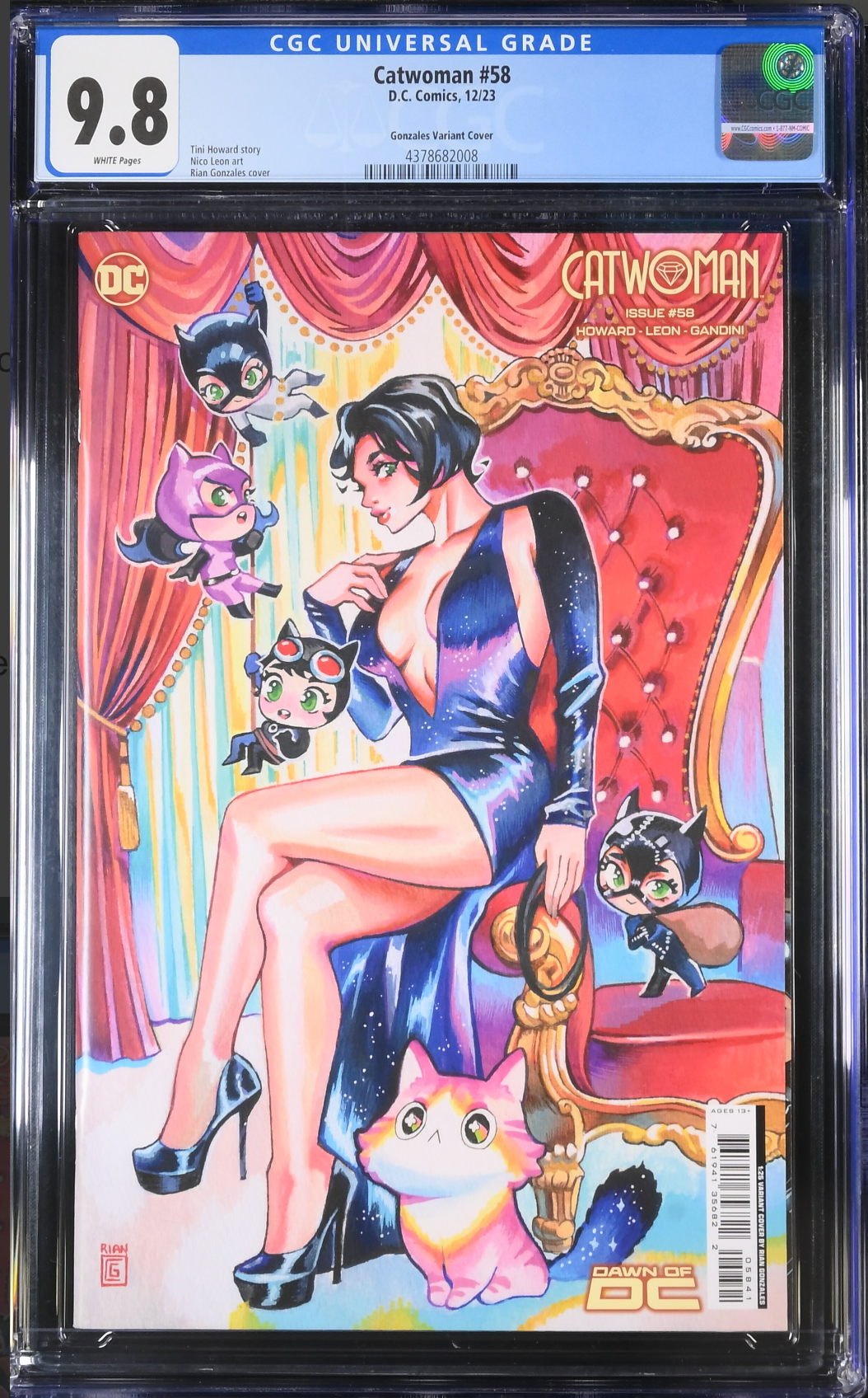 Catwoman #58 Gonzales 1:25 Retailer Incentive Variant CGC 9.8