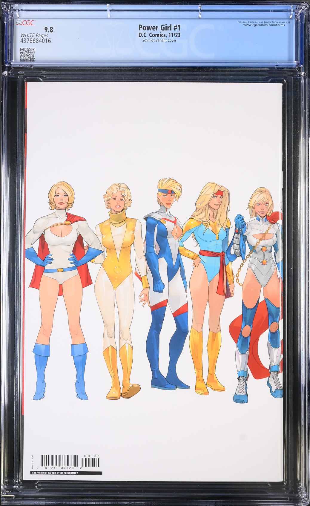 Power Girl #1 Schmidt 1:25 Retailer Incentive Variant CGC 9.8