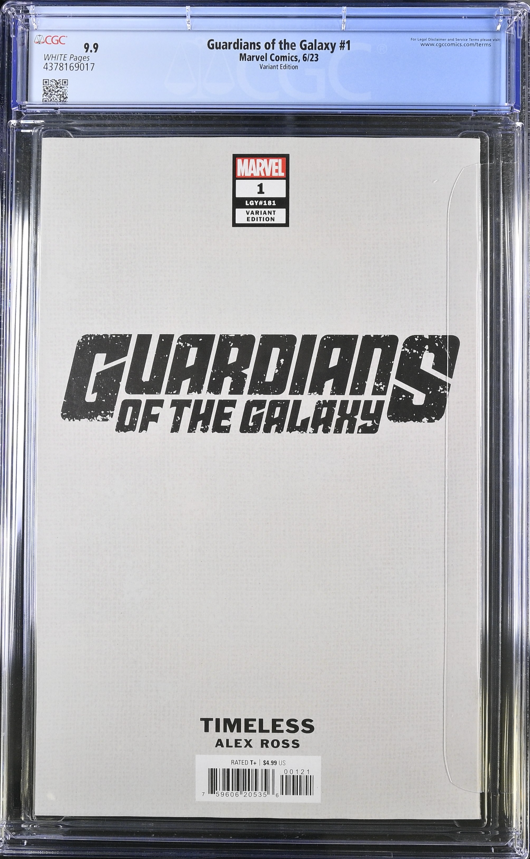 Guardians of the Galaxy #1 Alex Ross Doctor Doom "Timeless" Variant CGC 9.9