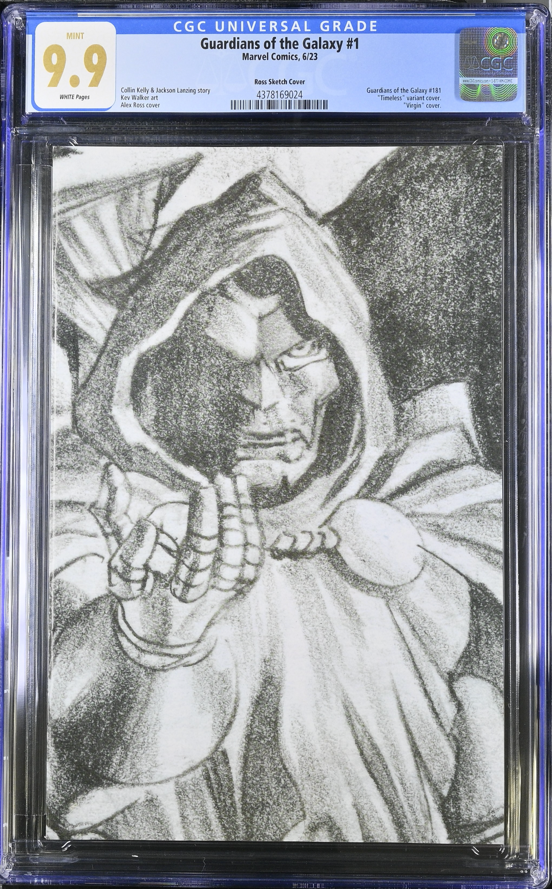 Guardians of the Galaxy #1 Alex Ross Doctor Doom "Timeless" 1:100 Retailer Incentive Variant CGC 9.9